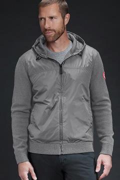 Ropa Canada Goose Hombre Mexico - WindBridge Sudadera Con Capucha Grises AL0548793